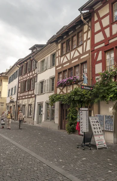 Stein Rhein Schaffhausen Schweiz September 2015 Stein Rhein Ist Eine — Stockfoto