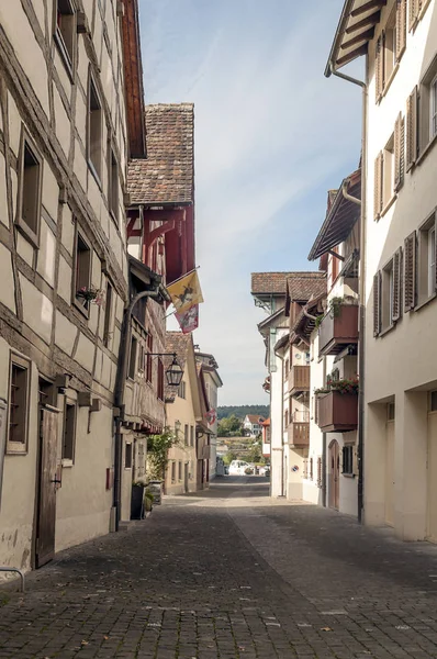 Stein Rhein Schaffhausen Schweiz September 2015 Stein Rhein Ist Eine — Stockfoto