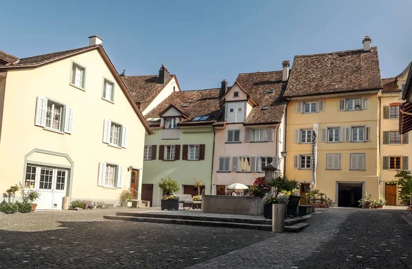 Stein Rhein Commune Historical Swiss City Canton Schaffhausen Located Eastern — Stock Photo, Image