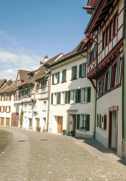 Stein Rhein Ist Eine Gemeinde Und Historische Schweizer Stadt Des — Stockfoto