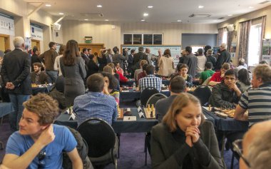 Cebelitarık, Amerika Birleşik Devletleri-Ocak 2016. Gibraltar Uluslararası satranç aç. Nerede dünyanın en iyi oyuncuları katılmak dünyanın en önemli açık satranç olduğunu.