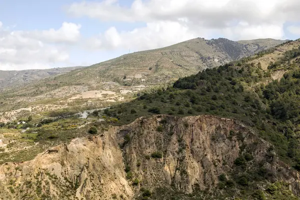 Sierra Nevada Provincia Española Granada Día Nublado — Foto de Stock