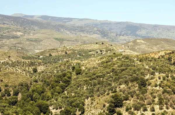 Pohoří Sierra Nevada Španělské Provincii Granada Zamračený Den — Stock fotografie