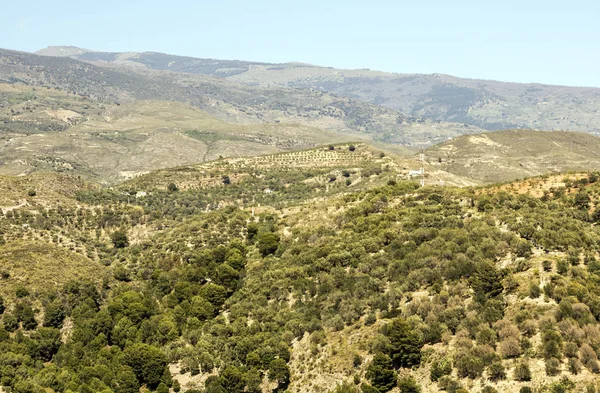 Serra Nevada Montanhas Província Espanhola Granada Dia Nublado — Fotografia de Stock