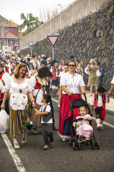 Orotava Tenerife España Junio 2016 Peregrinación San Isidro Labrador Orotava — Foto de Stock