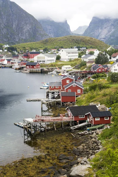 Nusfjord Ist Ein Ruhiges Fischerdorf Lofoten Archipel Nordnorwegen Vor Fünfzig — Stockfoto