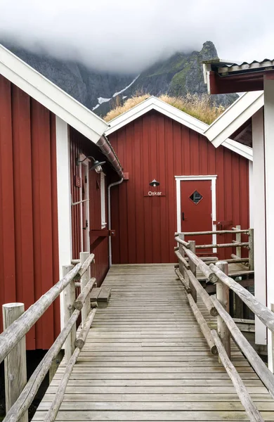 Nusfjord Tranquilo Pueblo Pesquero Archipiélago Lofoten Norte Noruega Hace Cincuenta — Foto de Stock