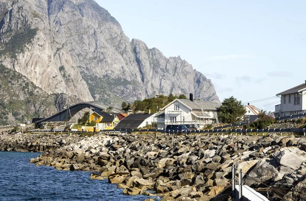 Harstad Ist Eine Stadt Und Gemeinde Der Provinz Troms Norwegen — Stockfoto