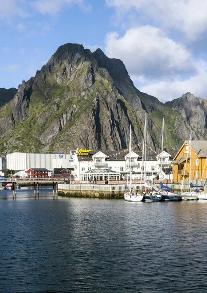 Harstad, Tromso, Norveç-Eylül 2016. Harstad bir şehir ve il Troms, Norveç olduğunu. 