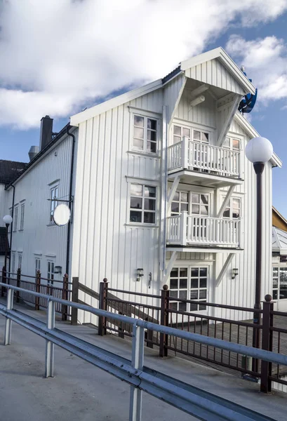 Harstad Jest Miasto Gmina Prowincji Troms Norwegia Jest Drugi Pod — Zdjęcie stockowe