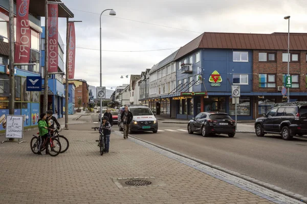 Harstad Tromso Noruega Septiembre 2016 Harstad Una Ciudad Municipio Provincia — Foto de Stock