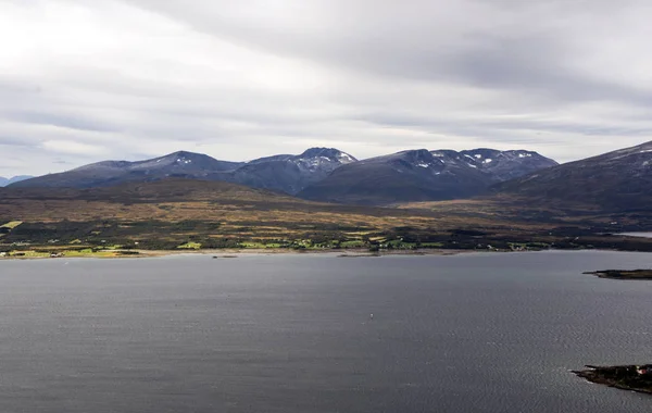 Bodó Nordland Norvégia Szeptember 2016 Bodó Harbor Felhős Bod Önkormányzat — Stock Fotó