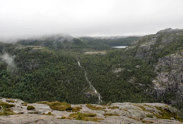 Montanhas Sul Noruega Dia Ensolarado — Fotografia de Stock