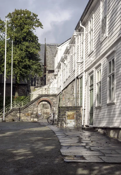 Stavanger Güneybatı Norveç Bir Şehirdir Stavanger Merkezinde Katedral Kenti Yüzyılda — Stok fotoğraf