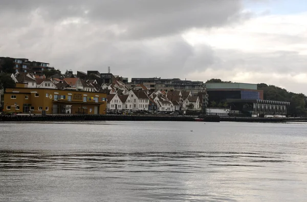 Stavanger Noruega Setembro 2016 Uma Pessoa Anónima Passear Por Stavanger — Fotografia de Stock