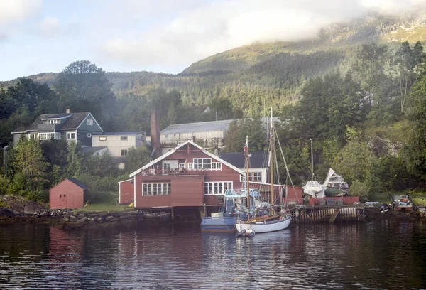 Reine Uma Vila Pescadores Centro Administrativo Município Moskenes Província Nordland — Fotografia de Stock