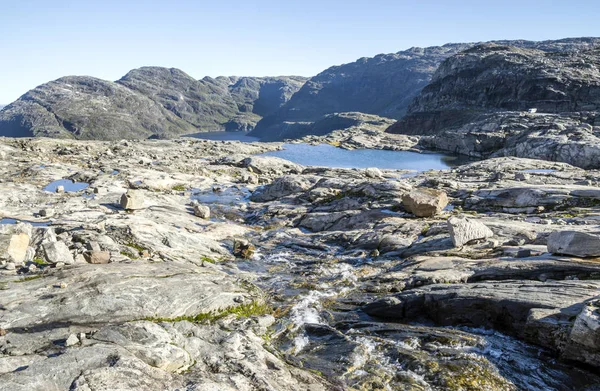 Berge Süden Norwegens Einem Sonnigen Tag — Stockfoto
