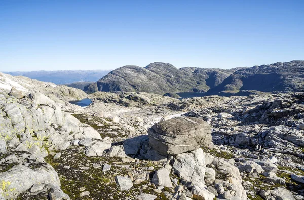 Berge Süden Norwegens Einem Sonnigen Tag — Stockfoto