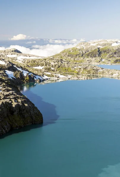Bergen Het Zuiden Van Noorwegen Een Zonnige Dag — Stockfoto