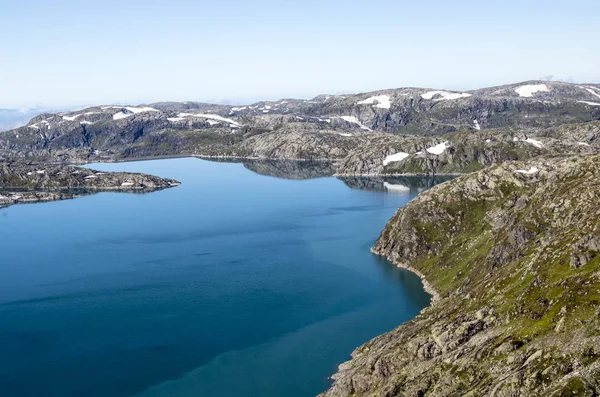 Гори Півдні Норвегії Сонячний День — стокове фото