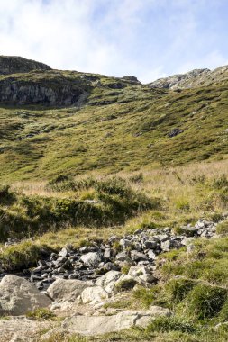 Bulutlu bir günde southern Norway iç dağlar.