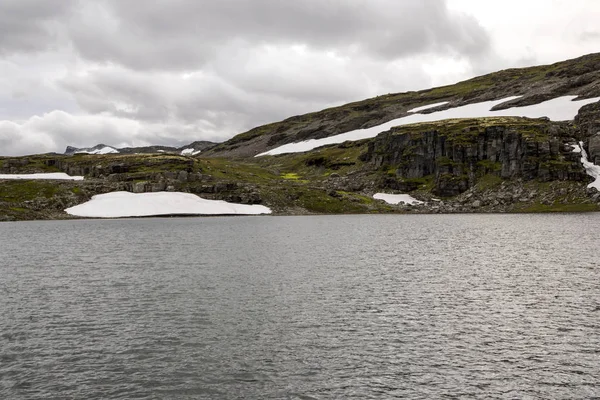 Sjö Prärierna Inre Södra Norge Mulen Dag — Stockfoto