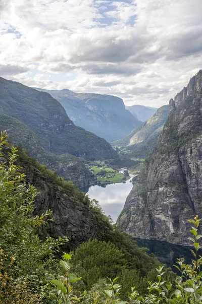 Fiordos Sur Noruega Día Soleado —  Fotos de Stock