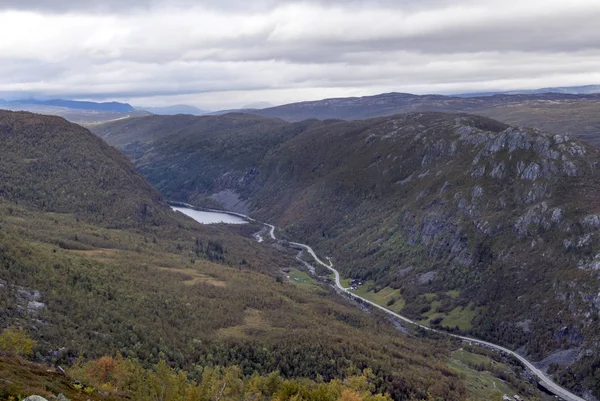 Montanhas Interior Sul Noruega Dia Nublado — Fotografia de Stock