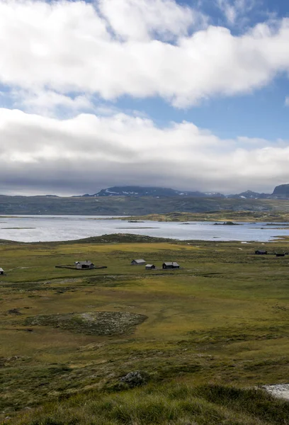 Lake Prairies Van Het Interieur Van Zuid Noorwegen Een Bewolkte — Stockfoto