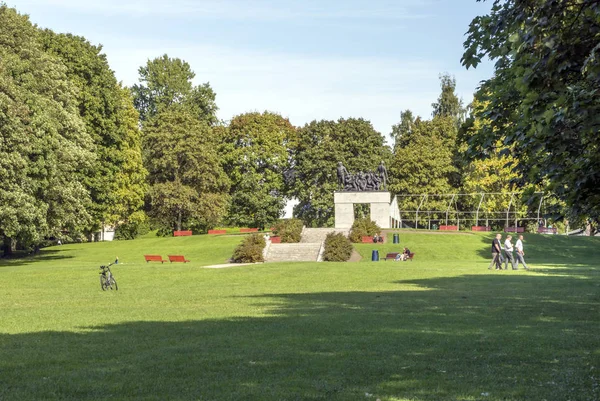 Oslo Noorwegen September 2016 Vigeland Park Sculpture Park Waarschijnlijk Het — Stockfoto