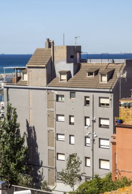 Alella köyü. Alella Katalonya iline bağlı bölge. Maresme bölge il, Barselona'da ait. 