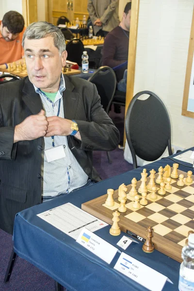 ジブラルタル イギリス 2017年 ジブラルタル国際チェス オープン それは世界で最高の選手が参加する世界で最も重要な開いたチェスです — ストック写真