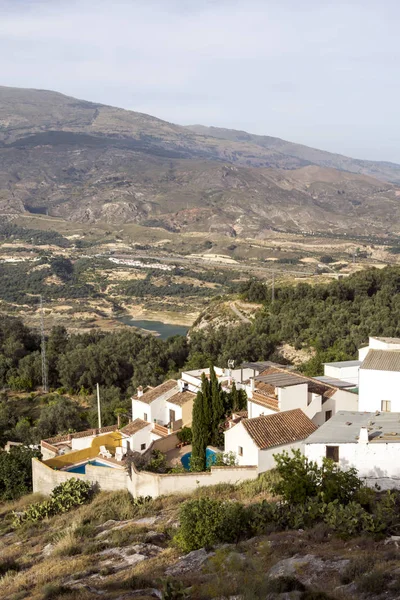 Pueblo Casas Blancas Sierra Málaga España Día Soleado — Foto de Stock