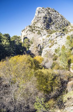 Jaen İspanyol il güneşli bir günde Sierra de Cazorla dağlarında.