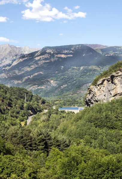 Montañas Los Pirineos Valle Benasque España Día Soleado — Foto de Stock