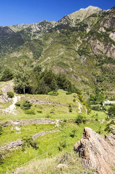 Montañas Los Pirineos Valle Benasque España Día Soleado — Foto de Stock