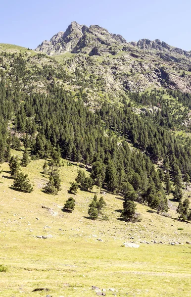Montañas Los Pirineos Valle Benasque España Día Soleado — Foto de Stock