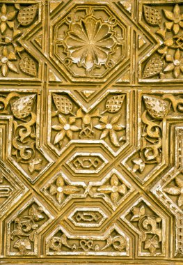 Alhambra Arap doku. Alhambra Granada, otonom Endülüs, İspanya bulunan bir Endülüs palatine kentidir. 