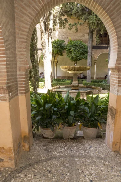 Alhambra Una Città Andalusa Situata Granada Nella Comunità Autonoma Dell — Foto Stock