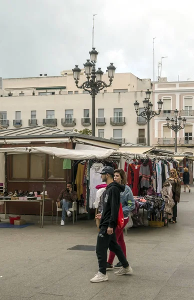 Cádiz Andalucía España Octubre 2017 Gente Anónima Caminando Por Las — Foto de Stock