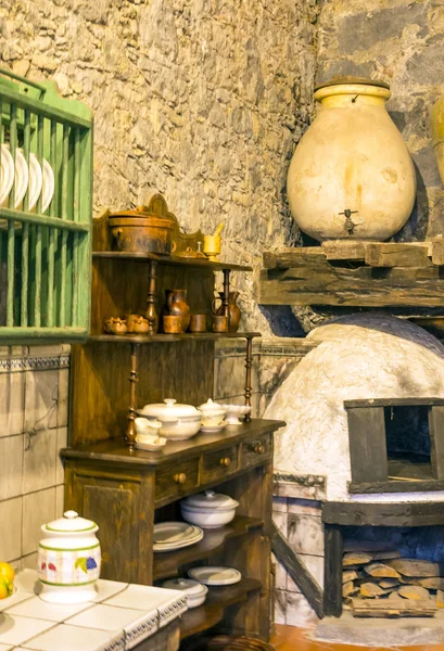 Старая Кухня Утюгом — стоковое фото