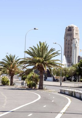 Santa Cruz de Tenerife, Kanarya Adası, İspanya-Haziran 2018. Santa Cruz de Tenerife Adası Tenerife, Kanarya Adaları adalar bir liman kentidir.