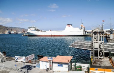 Santa Cruz de Tenerife, Kanarya Adası, İspanya-Haziran 2018. Santa Cruz de Tenerife Adası Tenerife, Kanarya Adaları adalar bir liman kentidir.