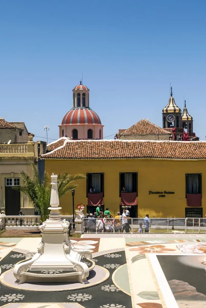 Orotava Canary Island Spain June 2018 People Town Working Day — Stock Photo, Image