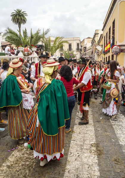 Orotava Tenerife Espanha Junho 2018 Peregrinação San Isidro Labrador Orotava — Fotografia de Stock