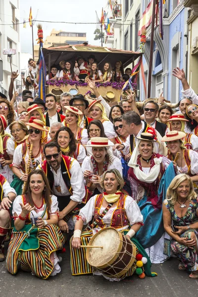 Оротава Тенерифе Испания Июнь 2018 Года Паломничество Святого Исидро Лабрадора — стоковое фото