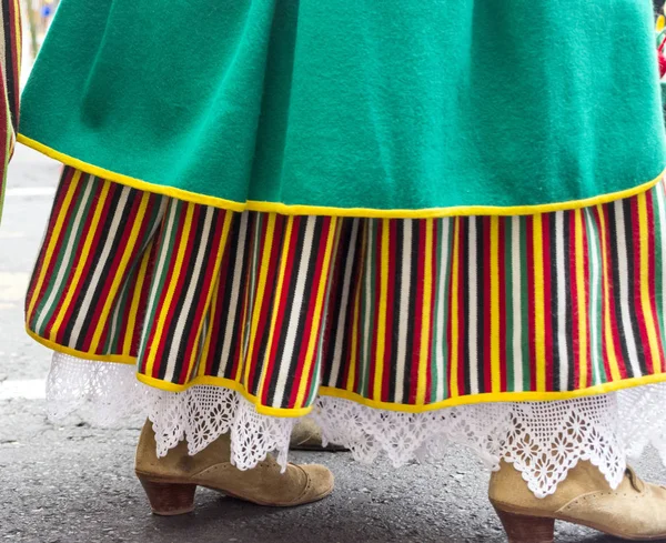 Colored Skirt Stripes — Stock Photo, Image