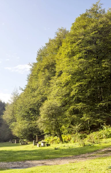 Montagnes Des Pyrénées Navarre Par Temps Nuageux — Photo