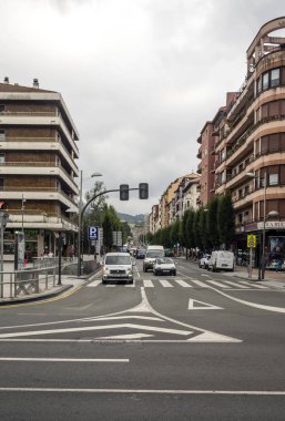 Irun bir İspanyol Belediyesi ile Fransa, hangi ülkenin Bidasoa nehir tarafından ayrılmış Guipzcoa il, Bask Ülkesi, kenarlığın biridir. 