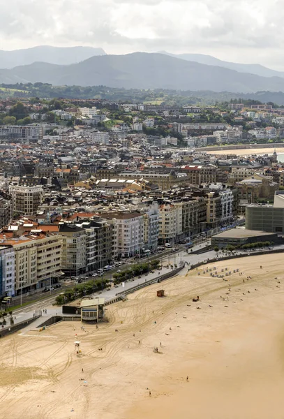 Luftaufnahme Der Stadt San Sebastian Spanien — Stockfoto